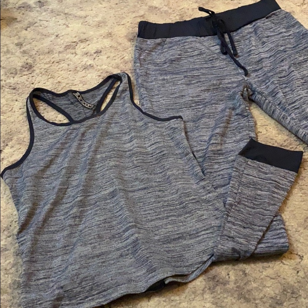 Matching tank suit w/ joggers